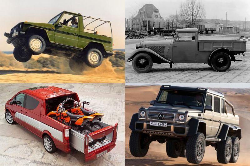 Pickup Mercedes’in genlerinde var