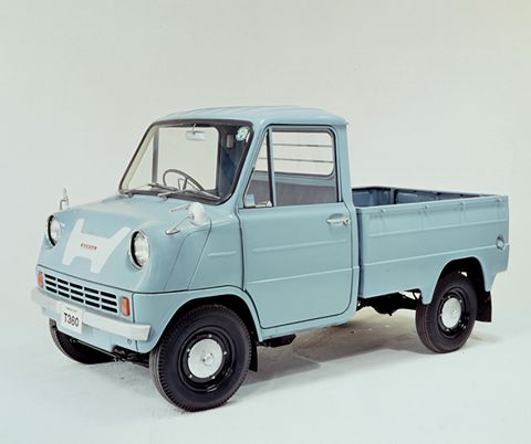 Honda'Xnın üretim serüveni 1963 yılında küçük kamyonet T360 ile başladı.