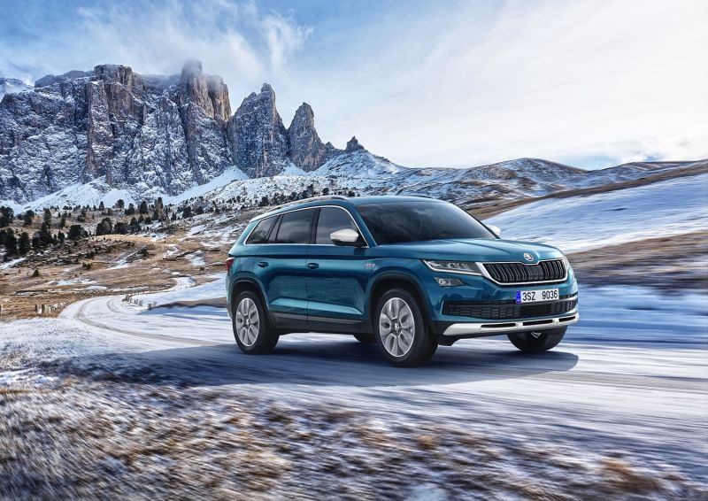 Arazi için özel Skoda Kodiaq hazır