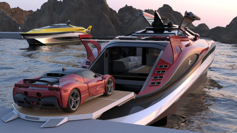Ferrari’sinden ayrılamayan zenginlere özel