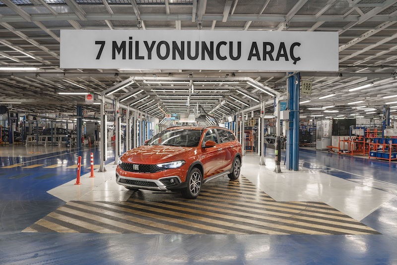 Yedi milyonuncu aracını üretti