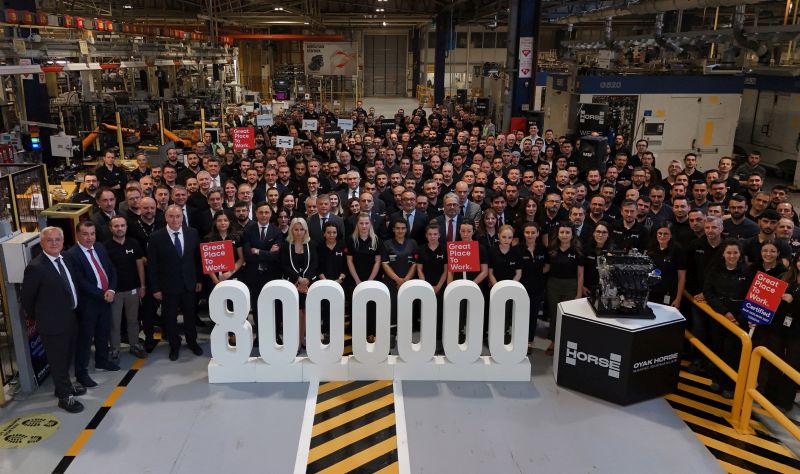 8 milyonuncu motorunu üretti
